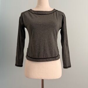 Free People Intimately Charcoal Combo Top‎ Size S